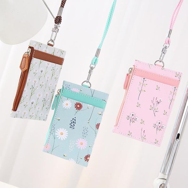 card holders cute daisy floral holder women flower case identity badge with lanyard id coin pocket purse key chain, Brown;gray
card holders cute daisy floral holder women flower case identity badge with lanyard id coin pocket purse key chain, Brown;gray