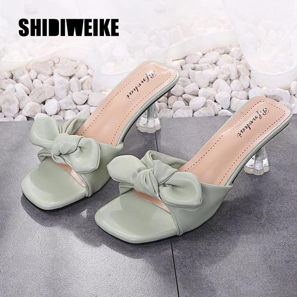 slippers 2021 summer korean version open toe square bow shoes women with high heels sandals hing heel vc048, Black
slippers 2021 summer korean version open toe square bow shoes women with high heels sandals hing heel vc048, Black
