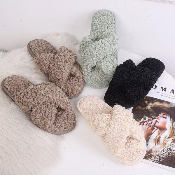 slippers women indoor home winter warm shoes women's slip on flats for female soft, Black
slippers women indoor home winter warm shoes women's slip on flats for female soft, Black