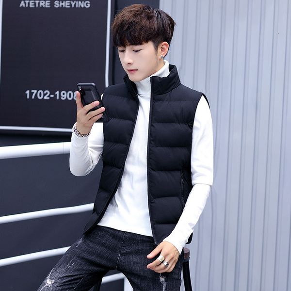 autumn new men's waistcoat korean youth slim fit big size coat student casual cool down cotton shawl fashion, Black;white
autumn new men's waistcoat korean youth slim fit big size coat student casual cool down cotton shawl fashion, Black;white