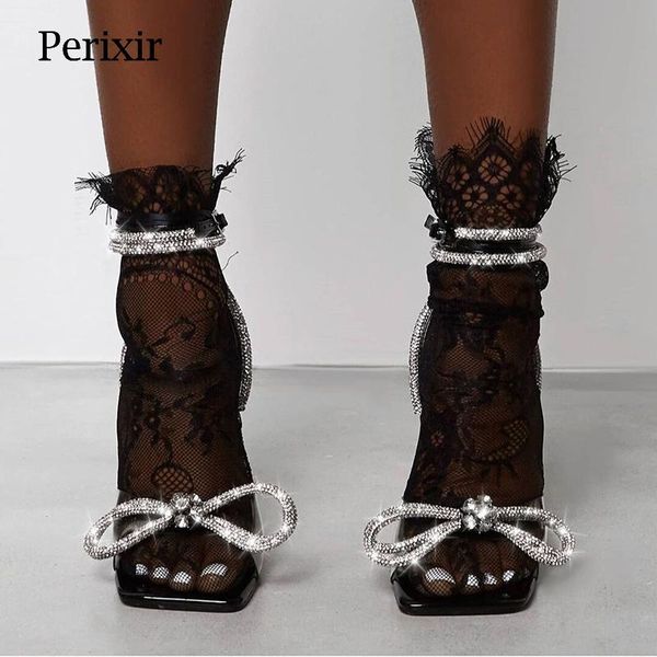 sandals perixir design women crystal hoof heels bow rhinestones ankle buckle strap shiny footwear wedding party lady shoes, Black
sandals perixir design women crystal hoof heels bow rhinestones ankle buckle strap shiny footwear wedding party lady shoes, Black