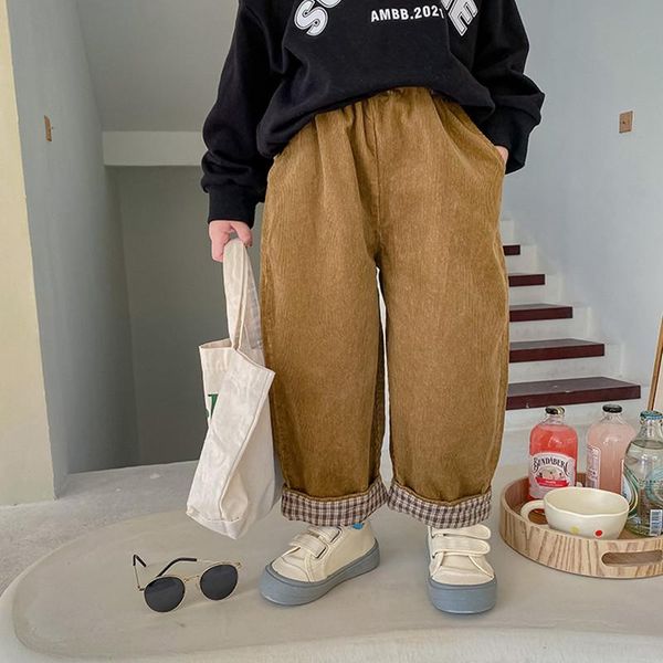 trousers 2021 autumn baby kids corduroy pants solid color plaid patchwork korean style toddlers children casual, Blue
trousers 2021 autumn baby kids corduroy pants solid color plaid patchwork korean style toddlers children casual, Blue