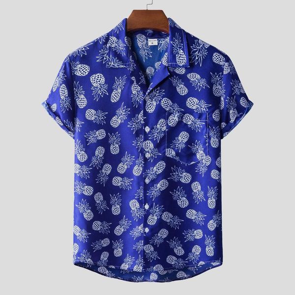 men's casual shirts feitong men ethnic short sleeve pinapple printed hawaiian shirt blouse chemise homme, White;black
men's casual shirts feitong men ethnic short sleeve pinapple printed hawaiian shirt blouse chemise homme, White;black