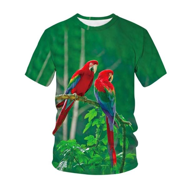 men's t-shirts men animal bird 3d print loose funny parrot unisext-shirt summer breathable stretch parent-child t-shirt 2021, White;black
men's t-shirts men animal bird 3d print loose funny parrot unisext-shirt summer breathable stretch parent-child t-shirt 2021, White;black