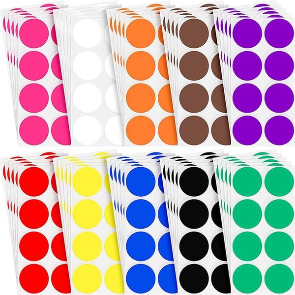other garden supplies 2 inch round color coding sticker 10 assorted colors circle dot labels self-adhesive colored solid sticker(400)
other garden supplies 2 inch round color coding sticker 10 assorted colors circle dot labels self-adhesive colored solid sticker(400)