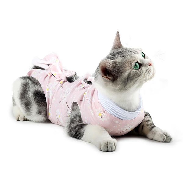 pet care clothes pink thread bandage cat recovery female cat summer protection suit breathable recovery weaning suit #lr2
pet care clothes pink thread bandage cat recovery female cat summer protection suit breathable recovery weaning suit #lr2
