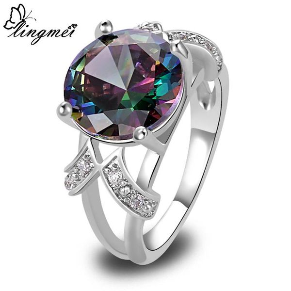 cluster rings lingmei mystic rainbow green purple cz multi- silver color ring fashion women jewelry size 6-9 10 11 12 13 gift wholesale, Golden;silver
cluster rings lingmei mystic rainbow green purple cz multi- silver color ring fashion women jewelry size 6-9 10 11 12 13 gift wholesale, Golden;silver