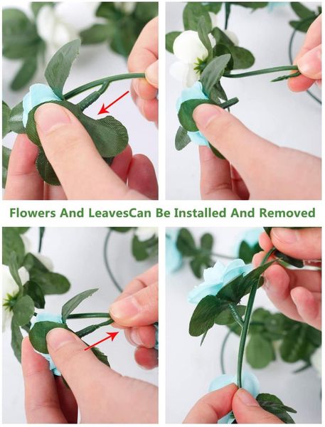 5 pack/2 pack 2.5m fake rose vine flowers garland plant artificial flower hanging rose ivy home l wedding party garden decor
5 pack/2 pack 2.5m fake rose vine flowers garland plant artificial flower hanging rose ivy home l wedding party garden decor