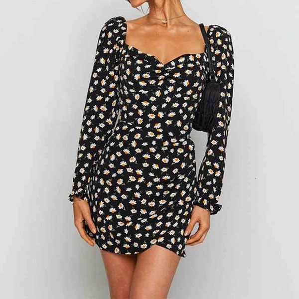 casual dresses women flower print spring long sleeve square collar sheath bodycon club party mini female clothes 9njb, Black;gray
casual dresses women flower print spring long sleeve square collar sheath bodycon club party mini female clothes 9njb, Black;gray