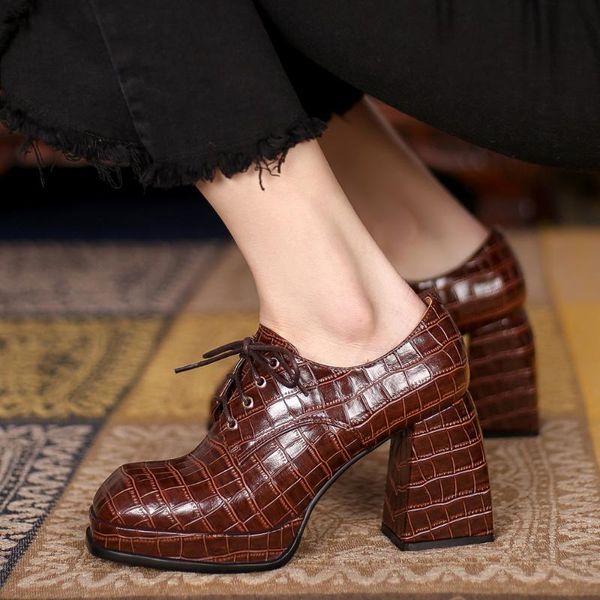 dress shoes fashion woman platform spring/fall ladies leather high heel oxford womens square heels pumps for girls black/brown
dress shoes fashion woman platform spring/fall ladies leather high heel oxford womens square heels pumps for girls black/brown