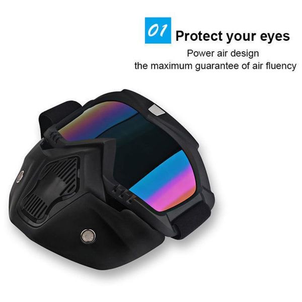 outdoor eyewear motorcycle riding helmet mask goggles set off-road equipment detachable mirror multicolor lens
outdoor eyewear motorcycle riding helmet mask goggles set off-road equipment detachable mirror multicolor lens