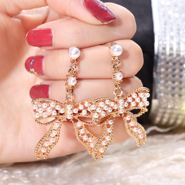 stud bohemia women earrings pearl hollow bow pendant gold silver earring set temperament dance pparty jewelry accessories, Golden;silver
stud bohemia women earrings pearl hollow bow pendant gold silver earring set temperament dance pparty jewelry accessories, Golden;silver