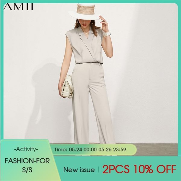 minimalism summer women's shirt offical lady solid lapel sleeveless causal chiffon pants 12140199 210527, White
minimalism summer women's shirt offical lady solid lapel sleeveless causal chiffon pants 12140199 210527, White