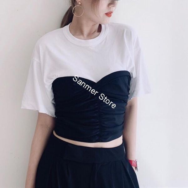 2021 new feminino irregular falso duas peas t-camisa retalhos cintura fina de manga curta o pescoo pulver primavera vero xzhx, White
2021 new feminino irregular falso duas peas t-camisa retalhos cintura fina de manga curta o pescoo pulver primavera vero xzhx, White