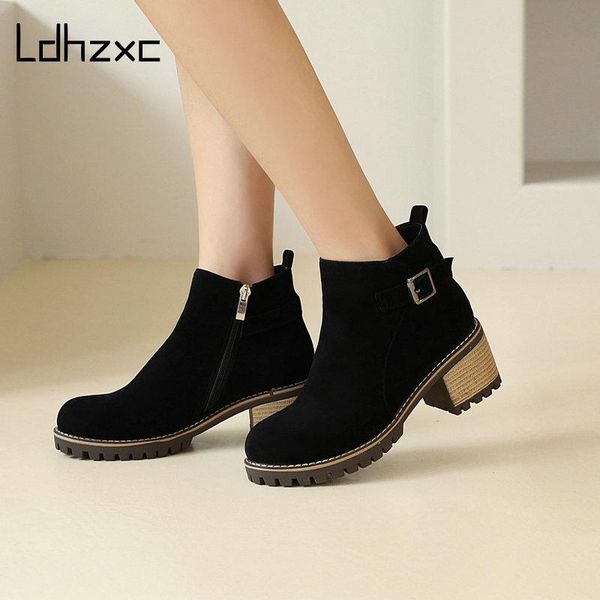 boots ldhzxc autumn winter ankle for women round toe zipper female short high heels solid black british
boots ldhzxc autumn winter ankle for women round toe zipper female short high heels solid black british