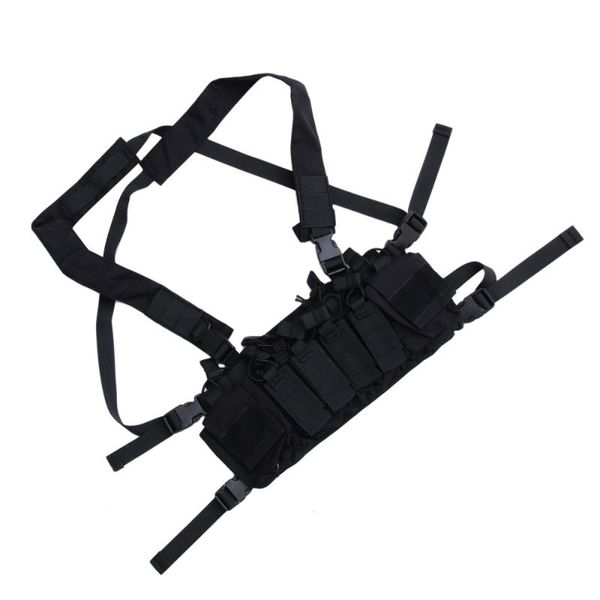 chest vest rig multi-function 500d molle vest with multi-pockets bag fighting load carrier for cs game paintball ou, Camo;black
chest vest rig multi-function 500d molle vest with multi-pockets bag fighting load carrier for cs game paintball ou, Camo;black
