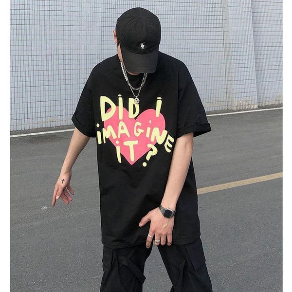 men's t-shirts letter printed t-shirt half sleeve summer european american aesthetic high street hip-hop style couple, White;black
men's t-shirts letter printed t-shirt half sleeve summer european american aesthetic high street hip-hop style couple, White;black