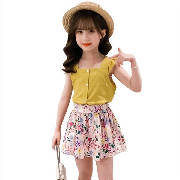 teen girls clothing vest floral skirt costume for summer girl casual style kids 6 8 10 12 14, White
teen girls clothing vest floral skirt costume for summer girl casual style kids 6 8 10 12 14, White