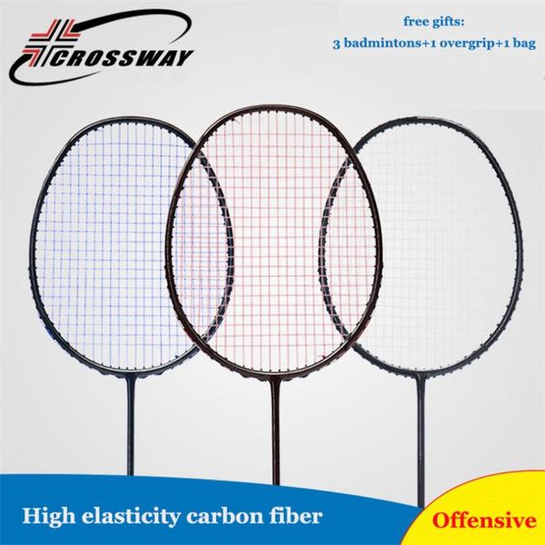 crossway 1pc 4u 5u badminton racket amateur intermediate full carbon ultralight offensive sports fitness training match201
crossway 1pc 4u 5u badminton racket amateur intermediate full carbon ultralight offensive sports fitness training match201