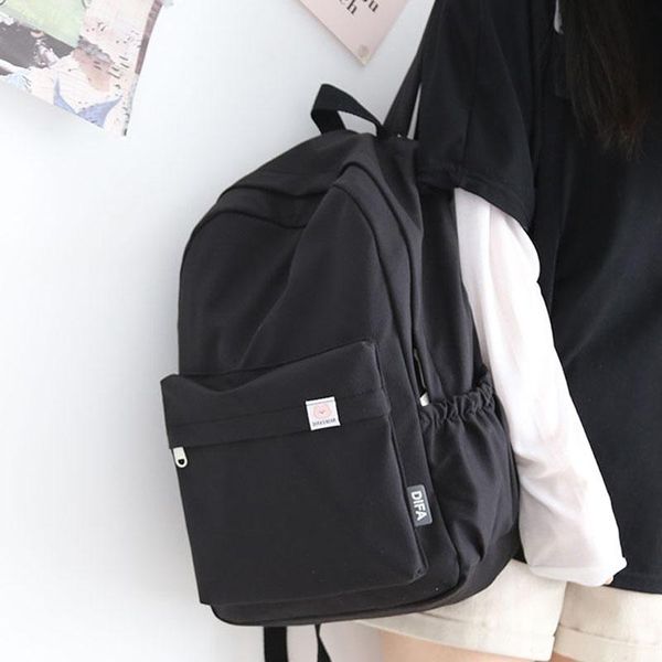 backpack waterproof nylon women female travel bag backpacks schoolbag for teenage girls solid color bookbag mochila kawaii
backpack waterproof nylon women female travel bag backpacks schoolbag for teenage girls solid color bookbag mochila kawaii