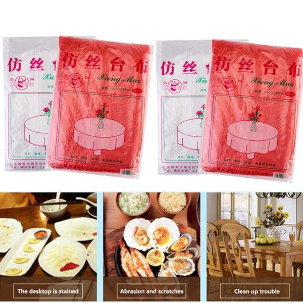 disposable table covers wedding tablecloth plastic party set catering meal tableware cloth rectangular decor home accessories 10pcs/bag
disposable table covers wedding tablecloth plastic party set catering meal tableware cloth rectangular decor home accessories 10pcs/bag