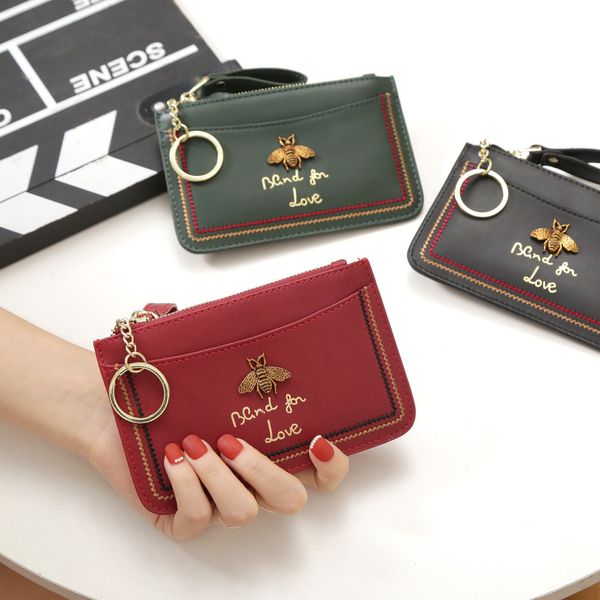 france fashion luxurys style designers coin pouch 2021 fashion leather short small wallet women's zipper zero cowhide mini ultra-thin c, Red;black
france fashion luxurys style designers coin pouch 2021 fashion leather short small wallet women's zipper zero cowhide mini ultra-thin c, Red;black