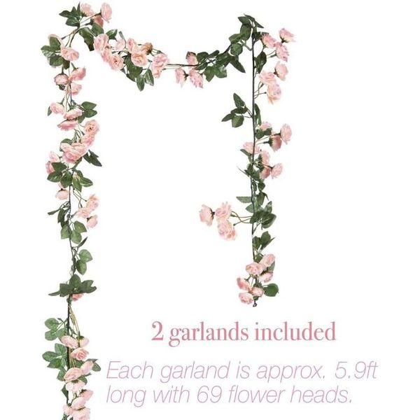 5 pack 2.5m fake rose vine flowers garland plants artificial flower hanging rose ivy home l wedding party garden cra qylvhy
5 pack 2.5m fake rose vine flowers garland plants artificial flower hanging rose ivy home l wedding party garden cra qylvhy