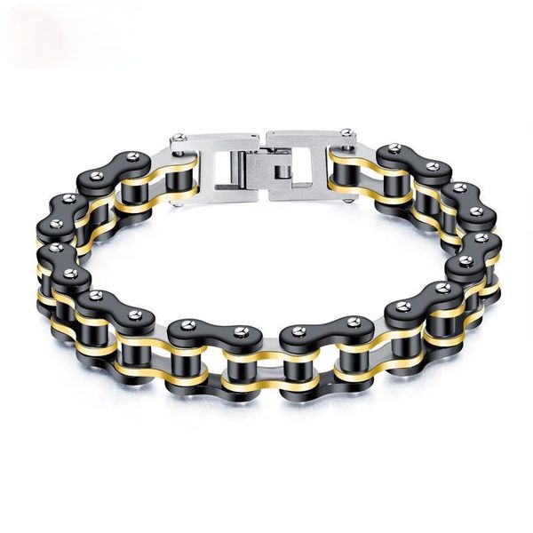link, chain evil eye bracelet jewelry charm titanium steel bicycle stainless men's, Black
link, chain evil eye bracelet jewelry charm titanium steel bicycle stainless men's, Black