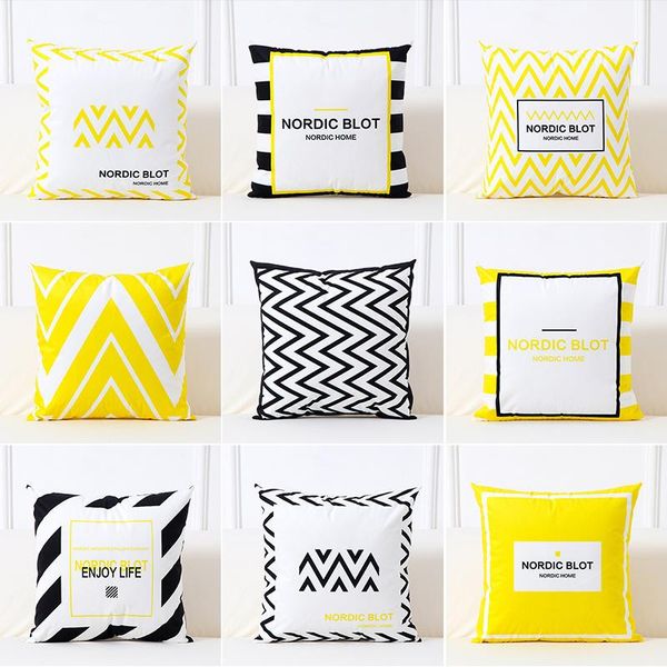 pillow case 18x18inch yellow striped pillowcase geometric throw cushion cover printing bedroom office
pillow case 18x18inch yellow striped pillowcase geometric throw cushion cover printing bedroom office