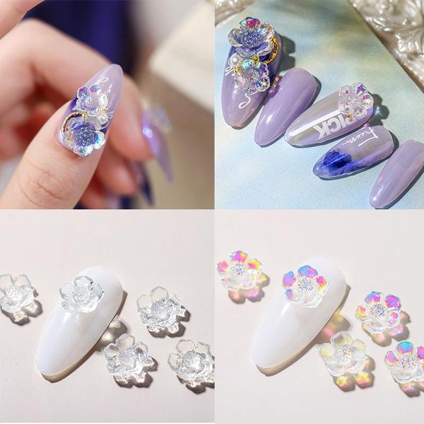 nail art decorations 50pcs aurora ab coloful semi transparent resin flowers 3d daisy nails accessories diy manicure h&*&, Silver;gold
nail art decorations 50pcs aurora ab coloful semi transparent resin flowers 3d daisy nails accessories diy manicure h&*&, Silver;gold