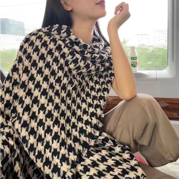 scarves 2021 180cm women's imitation cashmere handmade plaid scarf women houndstooth winter thicken warm femme classic, Blue;gray
scarves 2021 180cm women's imitation cashmere handmade plaid scarf women houndstooth winter thicken warm femme classic, Blue;gray