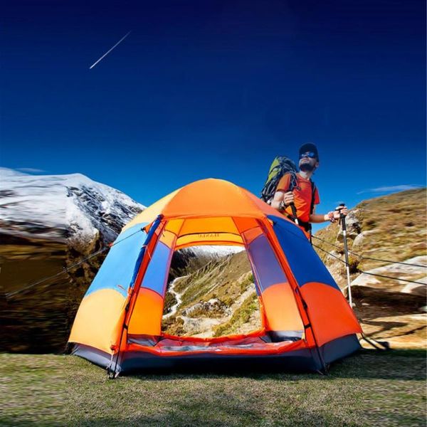 tents and shelters 3.8kg 3-4 person double-layer hexagon camping tent automatic instant setup for outdoor sun shelter 210d oxford
tents and shelters 3.8kg 3-4 person double-layer hexagon camping tent automatic instant setup for outdoor sun shelter 210d oxford