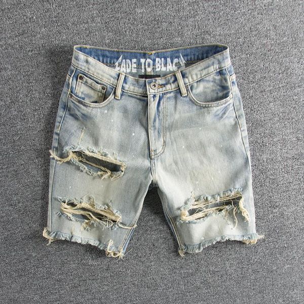 men's shorts summer hole denim hip hop street style punk ins trendy personalize youth letter distressed cowboy zipper, White;black
men's shorts summer hole denim hip hop street style punk ins trendy personalize youth letter distressed cowboy zipper, White;black