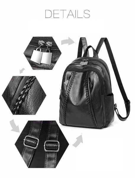 outdoor bags woman backpack soft leather waterproof for teenager solid color pattern student opening bookbag
outdoor bags woman backpack soft leather waterproof for teenager solid color pattern student opening bookbag
