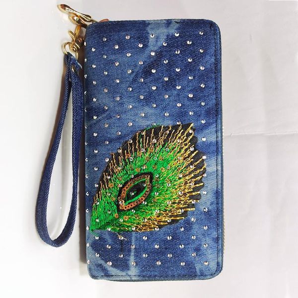 wallets denim women wallet personality ladies long zip purse card phone holder case clutch walletskorean big wrist bag, Red;black
wallets denim women wallet personality ladies long zip purse card phone holder case clutch walletskorean big wrist bag, Red;black