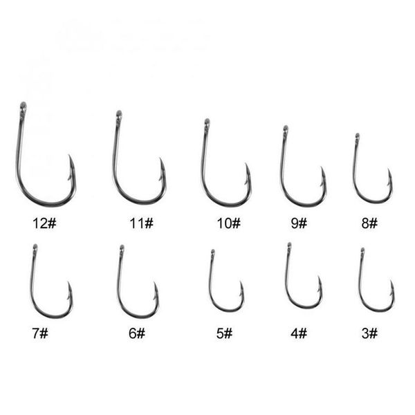 100pcs/box fish hook high carbon steel barbed 3#-12# 10 series in fly fishing hook worm pond fishing bait holder jig ho jllqqr
100pcs/box fish hook high carbon steel barbed 3#-12# 10 series in fly fishing hook worm pond fishing bait holder jig ho jllqqr