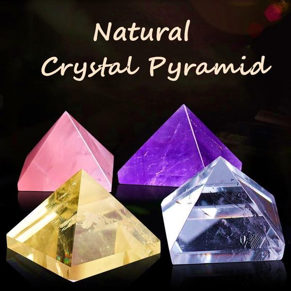 decorative objects & figurines natural white crystal amethyst pink citrine fluorite obsidian pyramid energy stone ornaments home office deco
decorative objects & figurines natural white crystal amethyst pink citrine fluorite obsidian pyramid energy stone ornaments home office deco