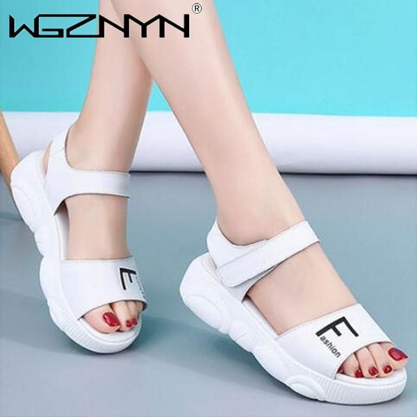 sandals women genuine leather peep summer shoes platform soft wedges sandalias mujer footwear, Black
sandals women genuine leather peep summer shoes platform soft wedges sandalias mujer footwear, Black