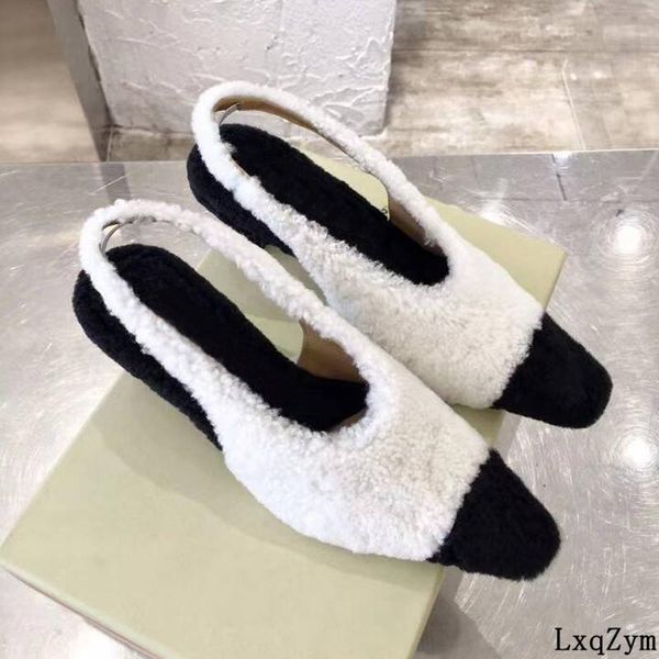 black white wool covered cozy pumps lazy indoor mules square closed toe women winter slippers casual style
black white wool covered cozy pumps lazy indoor mules square closed toe women winter slippers casual style