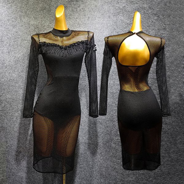 perspective mesh latin dance dress female leotard back zipper open back salsa costume women dancewear party dress, Black;red
perspective mesh latin dance dress female leotard back zipper open back salsa costume women dancewear party dress, Black;red