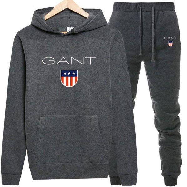 men's tracksuits 2021 hoodie suit brand spor tswear track pullover sweater hoodies + sports pants jogging, Gray
men's tracksuits 2021 hoodie suit brand spor tswear track pullover sweater hoodies + sports pants jogging, Gray