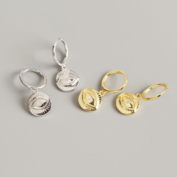 yhe0223 trendy earrings s925 pure silver devil's eye totem earrings ear clasps personalized tremella girl, Golden
yhe0223 trendy earrings s925 pure silver devil's eye totem earrings ear clasps personalized tremella girl, Golden