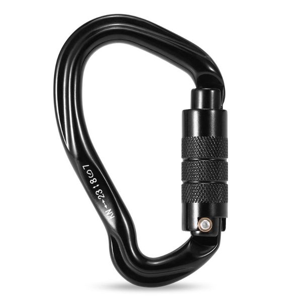 cords, slings and webbing 23kn outdoor d-ring carabiner aluminum alloy locking clip keychain rope survival rescue mountaineering carabiners
cords, slings and webbing 23kn outdoor d-ring carabiner aluminum alloy locking clip keychain rope survival rescue mountaineering carabiners