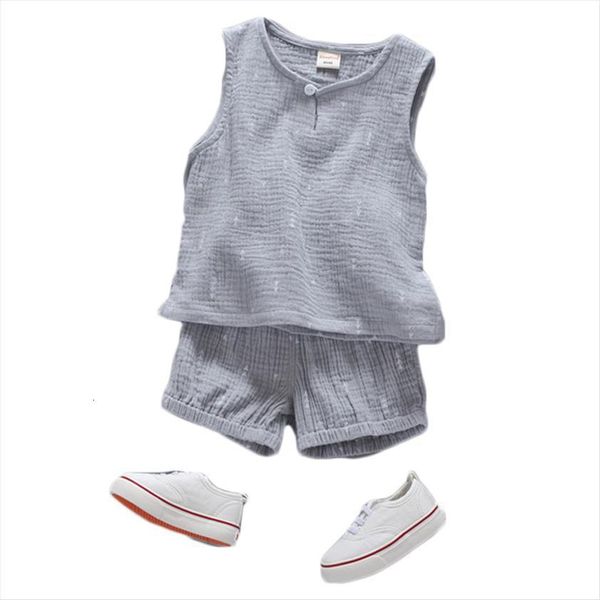 summer solid sleeveless children clothing sets for boy cotton and linen vest pants baby vests girl clothes outfits, White
summer solid sleeveless children clothing sets for boy cotton and linen vest pants baby vests girl clothes outfits, White