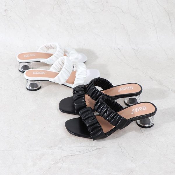 slippers 2021 summer women's shoes in europe and the united states, style, flat sandals, fashionable all-match crystal heel, Black
slippers 2021 summer women's shoes in europe and the united states, style, flat sandals, fashionable all-match crystal heel, Black