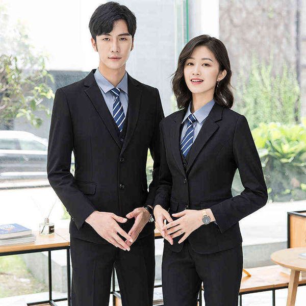 luxury suits blaze spring autumn busins leisure korean profsional men's and women's same formal two-piece suit, Black
luxury suits blaze spring autumn busins leisure korean profsional men's and women's same formal two-piece suit, Black