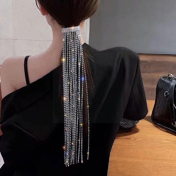 hair clips & barrettes shine full rhinestone hairpins for women bijoux long crystal wedding accessories banquet jewelry tassel b1j9, Golden;silver
hair clips & barrettes shine full rhinestone hairpins for women bijoux long crystal wedding accessories banquet jewelry tassel b1j9, Golden;silver