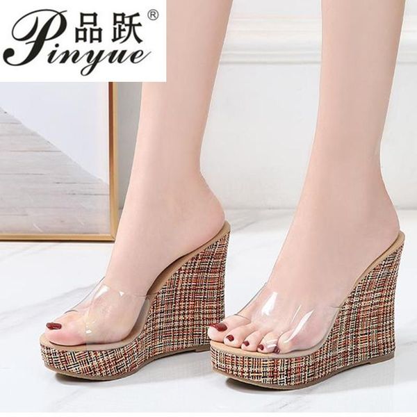 slippers 2021 summer women 11.5 high heels sandals platform wedges mules luxury slipper slides female leather beach dress shoes, Black
slippers 2021 summer women 11.5 high heels sandals platform wedges mules luxury slipper slides female leather beach dress shoes, Black