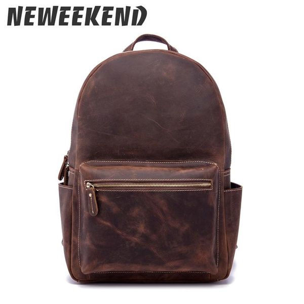 backpack shoulder lapbusiness and school men's bag vintage style crazy horse genuine cowhide leather casual travel 9338
backpack shoulder lapbusiness and school men's bag vintage style crazy horse genuine cowhide leather casual travel 9338