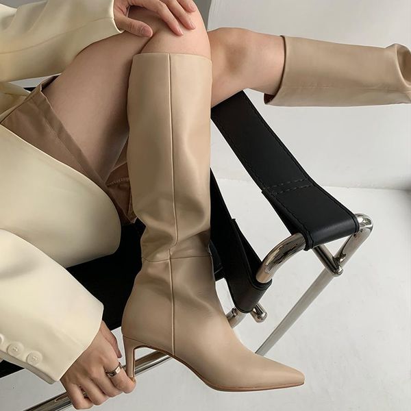 boots women genuine leather knee high pointed toe thin heel slip on party club winter ladies footwear#sjpae-658, Black
boots women genuine leather knee high pointed toe thin heel slip on party club winter ladies footwear#sjpae-658, Black
